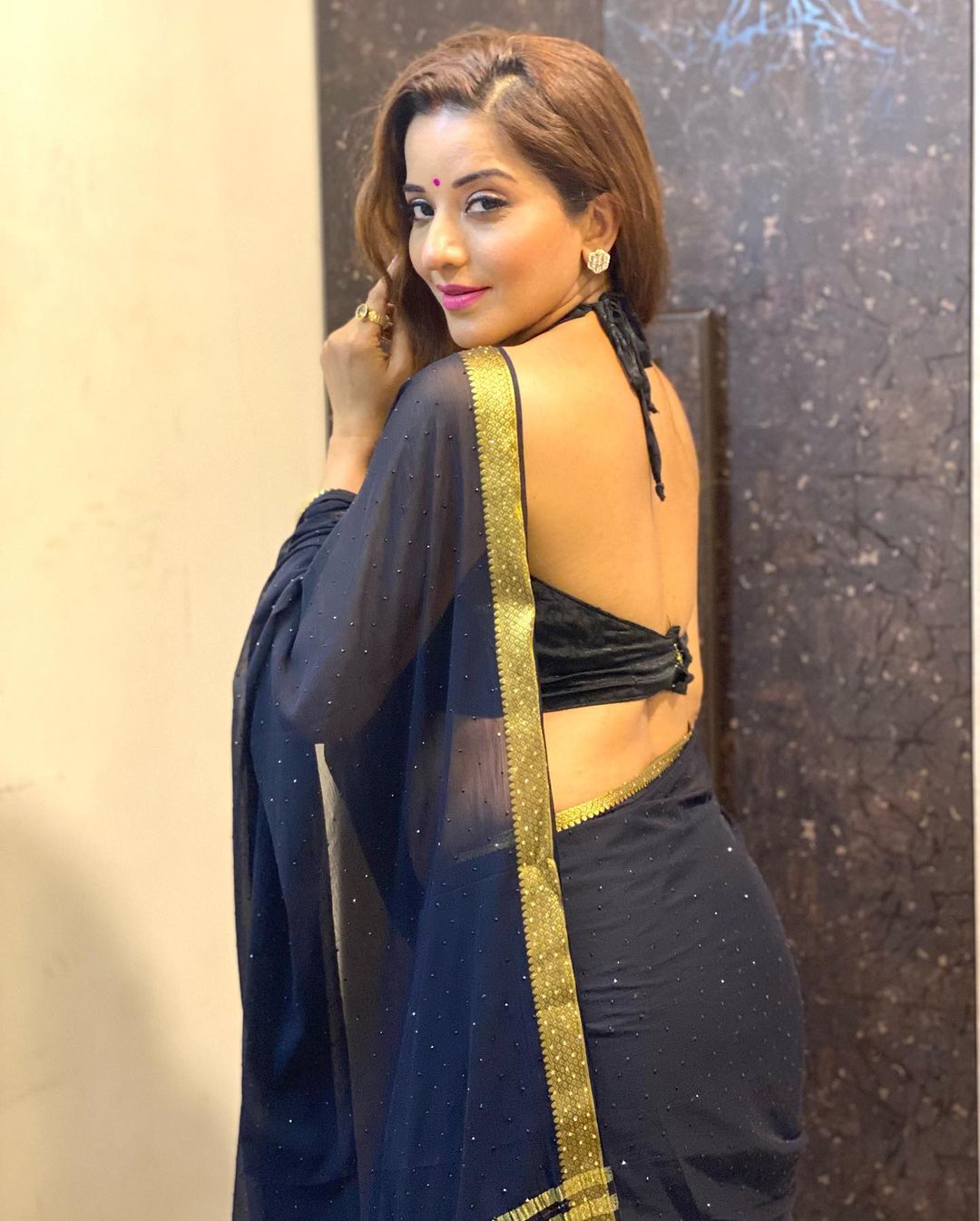 Backless - Saree with Gorgeous Backless Blouse