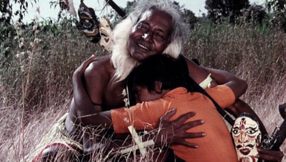 bressonian's tweet photo. Keralan filmmaker Govindan Aravindan's magical KUMMATTY (The Boogeyman, 79) screens today. This was the favourite of the films Aravindan made, and what a film it is. #IlCinemaRitrovato #IndianParallelCinema
https://t.co/KVj9O611UI https://t.co/bMXOz21idn