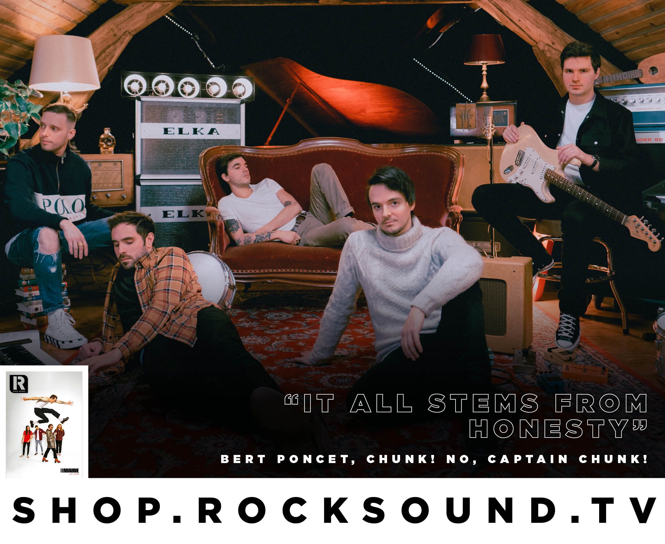 Rock Sound Chunk No Captain Chunk S New Album Gone Are The Good Days Is Just Around The Corner We Found Out How It Was Made In The New Issue Of