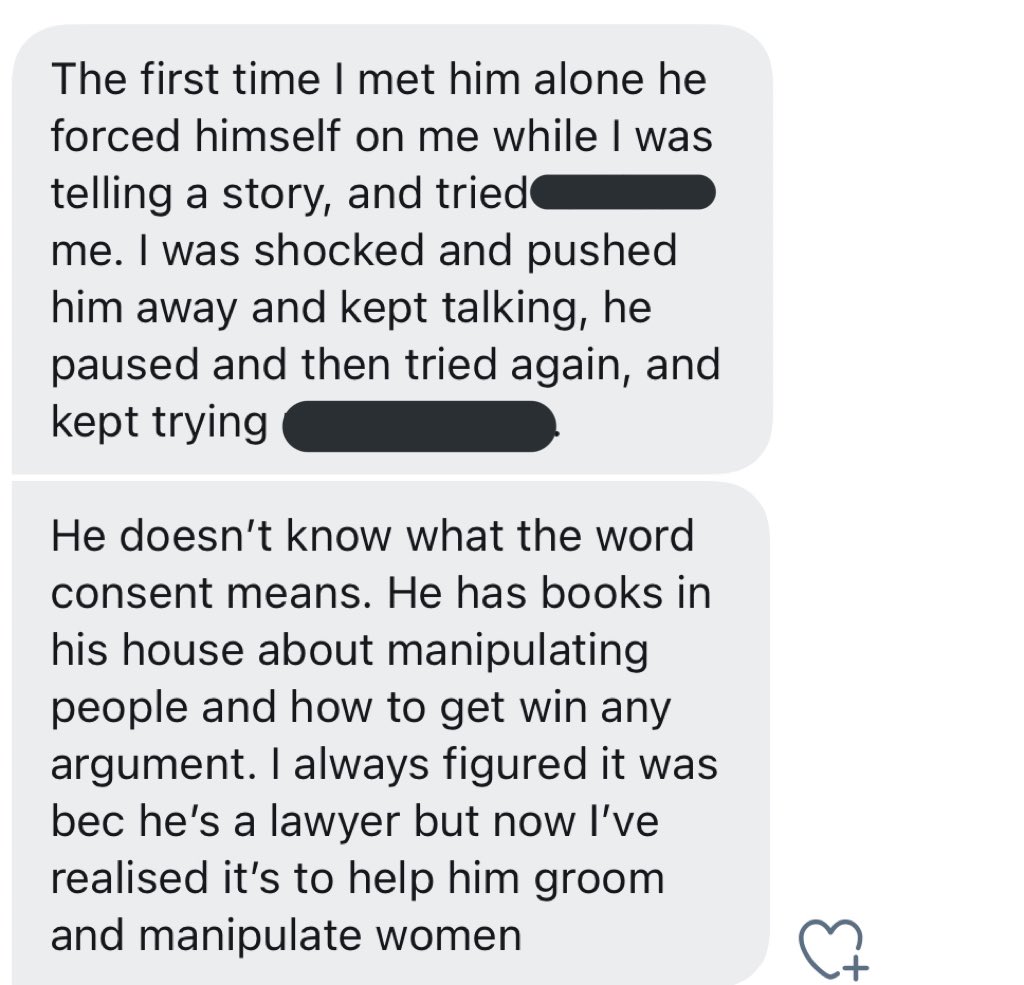 He doesn’t know what the word consent means. Owais Awan.