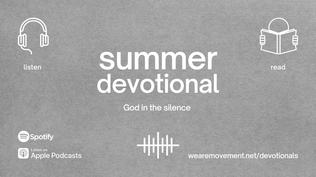 weare_movement's tweet photo. God in the Silence π
https://t.co/FyNRzDdqdg
Check out our first Summer Devotional, written by our very own Rich Miles based on Lamentations 3:25-26 and Psalm 23:1-2!
Head to our website to give it a listen or read now!
#WeAreMovement #MovementDevotionals #SummerDevotionals https://t.co/xz6f8U3GNL