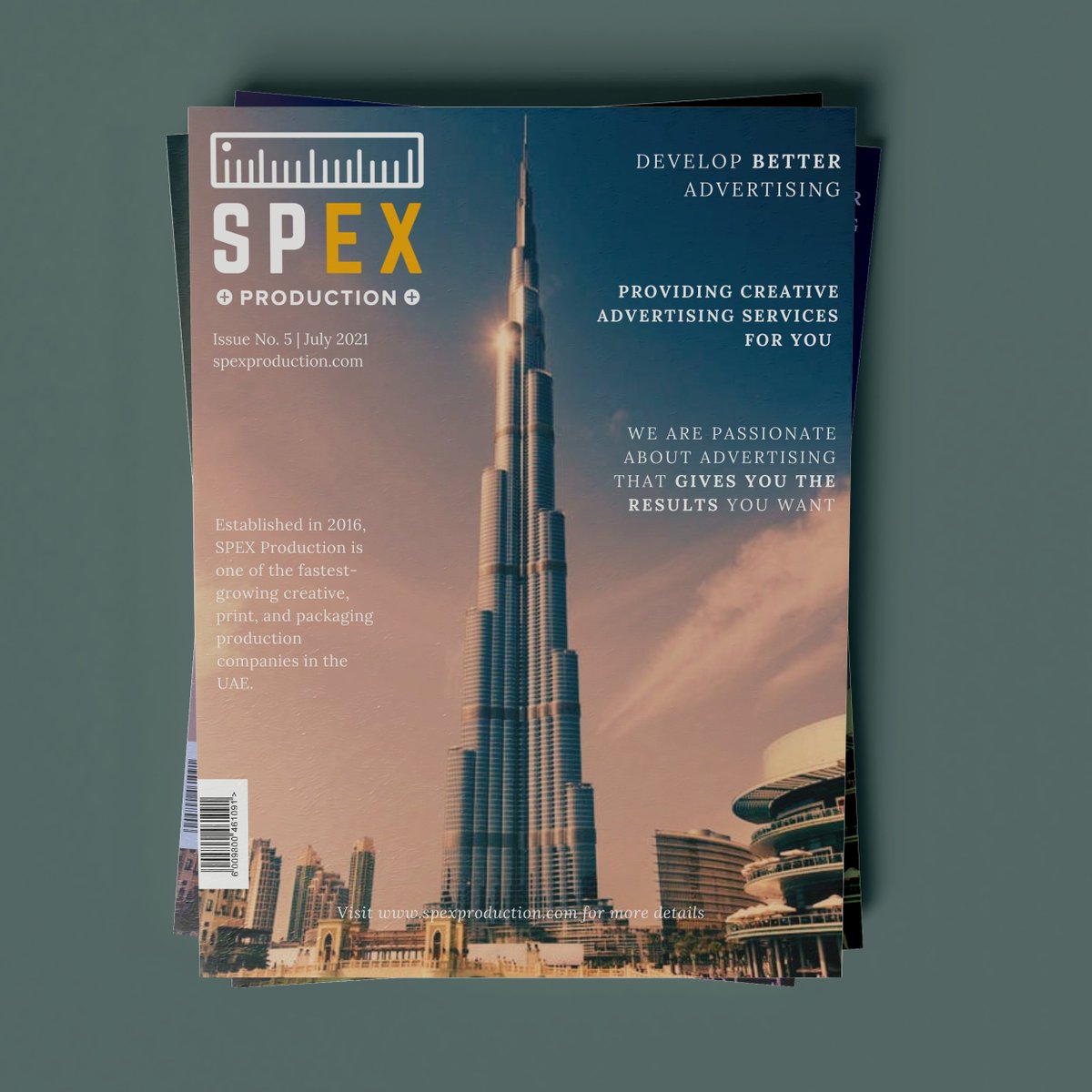 SpexProduction's tweet photo. A magazine is your chance to share your passion with the world. Collect stories, interviews, and photographs to create a newsstand-quality mag that can’t be overlooked.

For more info:
☎️ +971 4225 2010/+971 55 572 5225 or email us at info@spexproduction.com

#printing #magazine https://t.co/yuESfekgRg