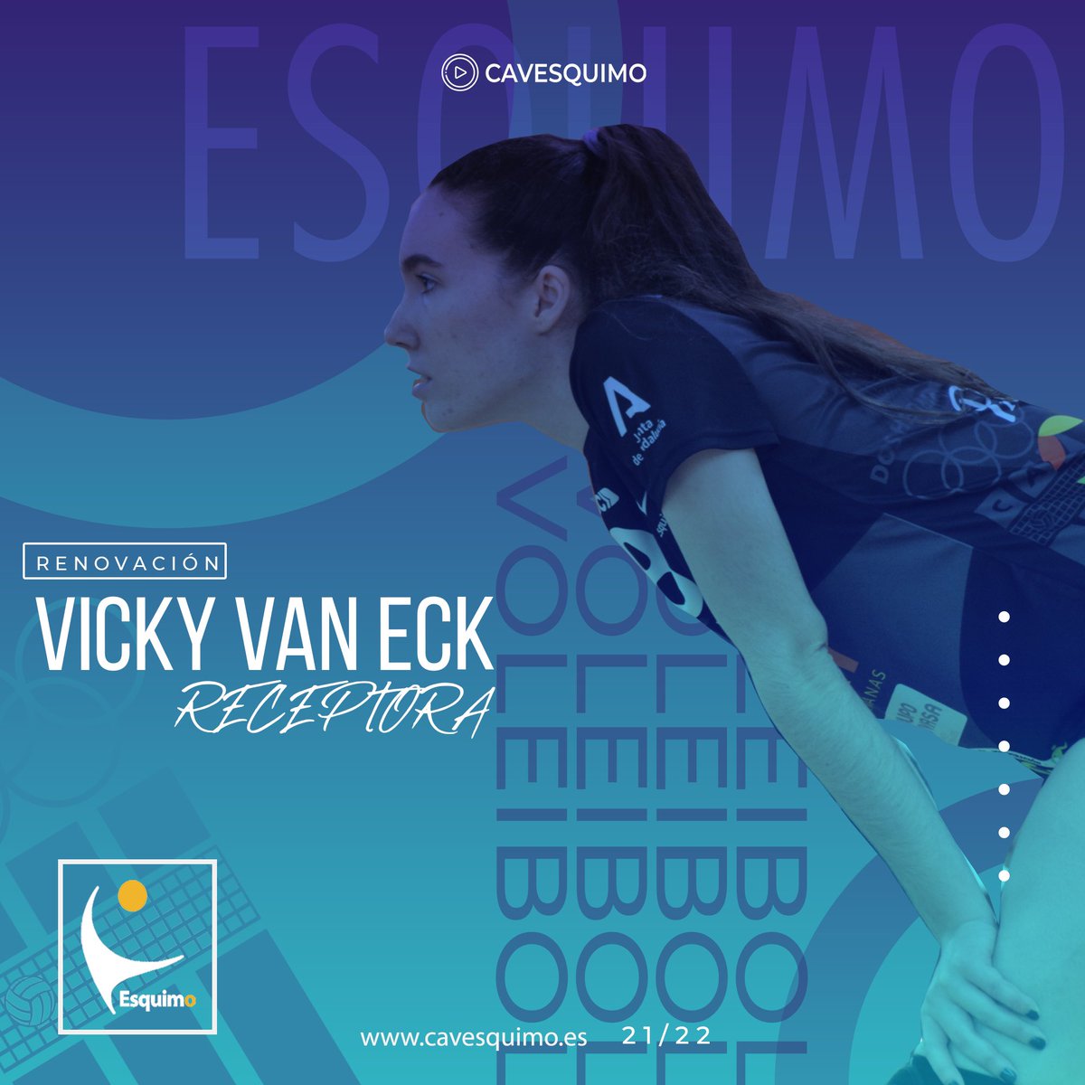CAVEsquimo's tweet photo. OFICIAL
📣 Vicky Van Eck , 7 años ya en el club🏐,  muy contentos de anunciar en el día de su cumple, la incorporación de Vicky al equipo de Superliga!!.
Vamos!!💪🏻🙌
🇳🇬🇳🇬🇳🇬 
#SomosVoleibol  #Esquimo #LaAcademia #OnTheWay #FormandoValores https://t.co/hIQV1it2uY