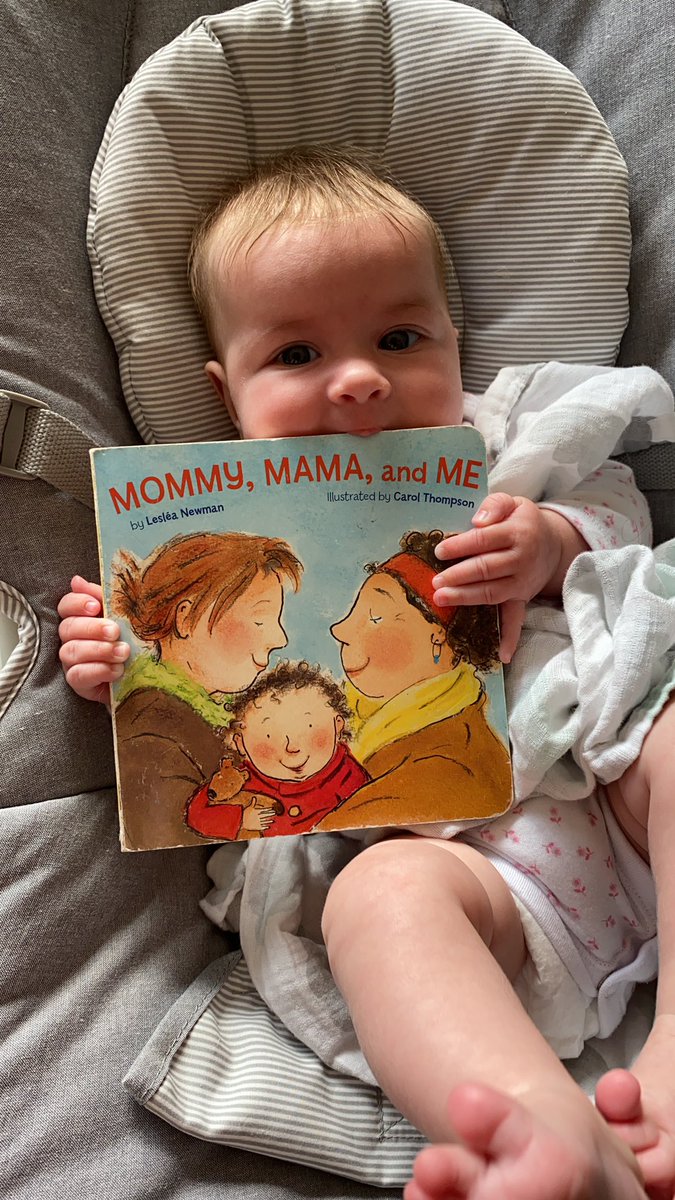 jb_willow's tweet photo. @lesleanewman This little one loves reading the book that shows a family just like hers! https://t.co/vqVF86fSVD