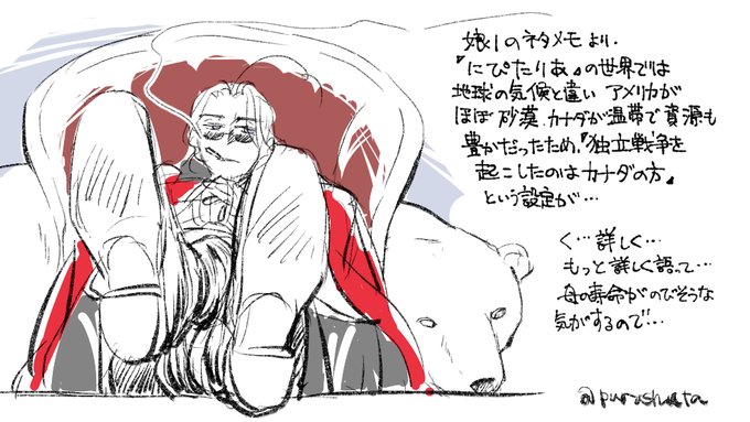 #ヘタリア夏の2P祭り
捏造アナザーマシュー 