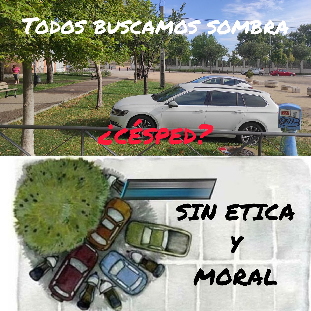 colomail's tweet image. No tenemos con Talar los Árboles de Getafe...
Pero además aparcamos encima del césped, sin educación y descuidando el entorno.
@PoliciadeGetafe 
@policia 
@aytogetafe 
@sara_heba 
@AhoraGetafe 
@_Getafe 
@Getafecapital 
@IUGetafe 
@PodemosGetafe 
@PoliciaGetafe 
@PsoeGetafe