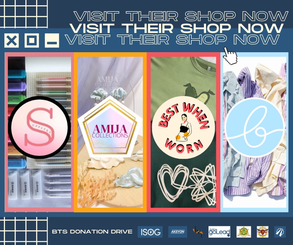 uscssm's tweet photo. Are you looking for accessories, clothing or stationery? Visit these small local businesses and find something that catches your eye!

Support these small businesses to support our cause!

Supplyka
https://t.co/eVrRrZStTR
https://t.co/AhgKQtWNrK
https://t.co/ZA9N57P389 https://t.co/dtqxqb05NK