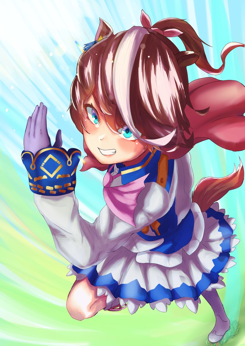 「行くよ!!!!」
#ウマ娘
#トウカイテイオー 