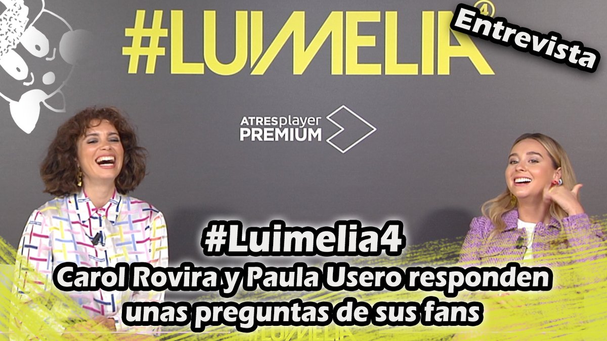 MoobysEs's tweet photo. ¿Qué os parecido el primer capítulo de #Luimelia4?

#CarolRovira y #PaulaUsero hablan de #Luimelia y responden preguntas de sus fans.

▶️ https://t.co/xt8v4HcpHm https://t.co/VR3aESRGzs