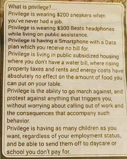 What is privilege?