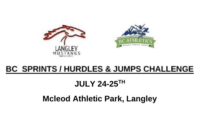 LangleyMustangs's tweet photo. BC SPRINTS / HURDLES & JUMPS CHALLENGE
Day 1 was packed with great performances and numerous Mustang personal bests.
We are looking forward to an exciting Day 2.
#Mustangtrack #Bcathletics #Personalbests https://t.co/23EMm2QN9x