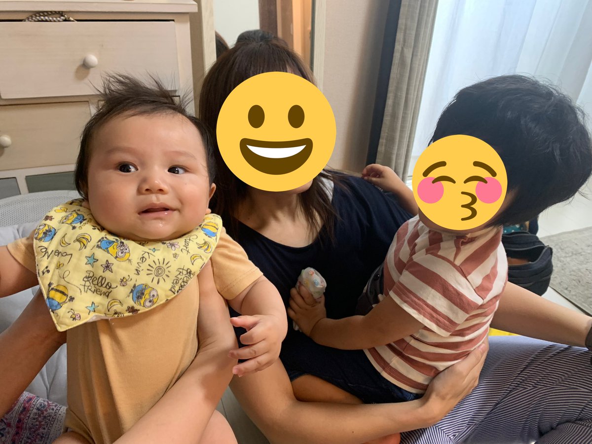 xshinsx's tweet photo. 今日は友達家族がうちに来てくれて遊びました👼👼みんな可愛い❤️ https://t.co/FTX9Fs8uWw