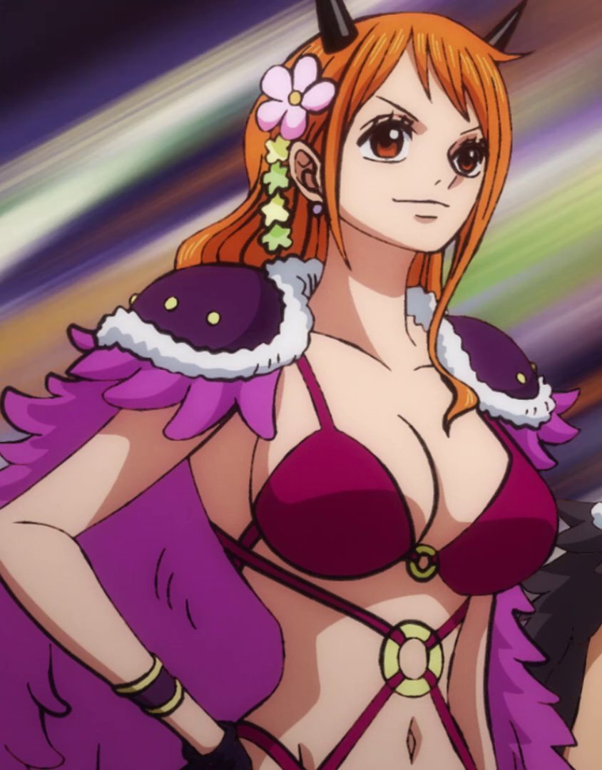 Nami in her Beasts Pirates outfit. 😳 #OnePiece episode 984