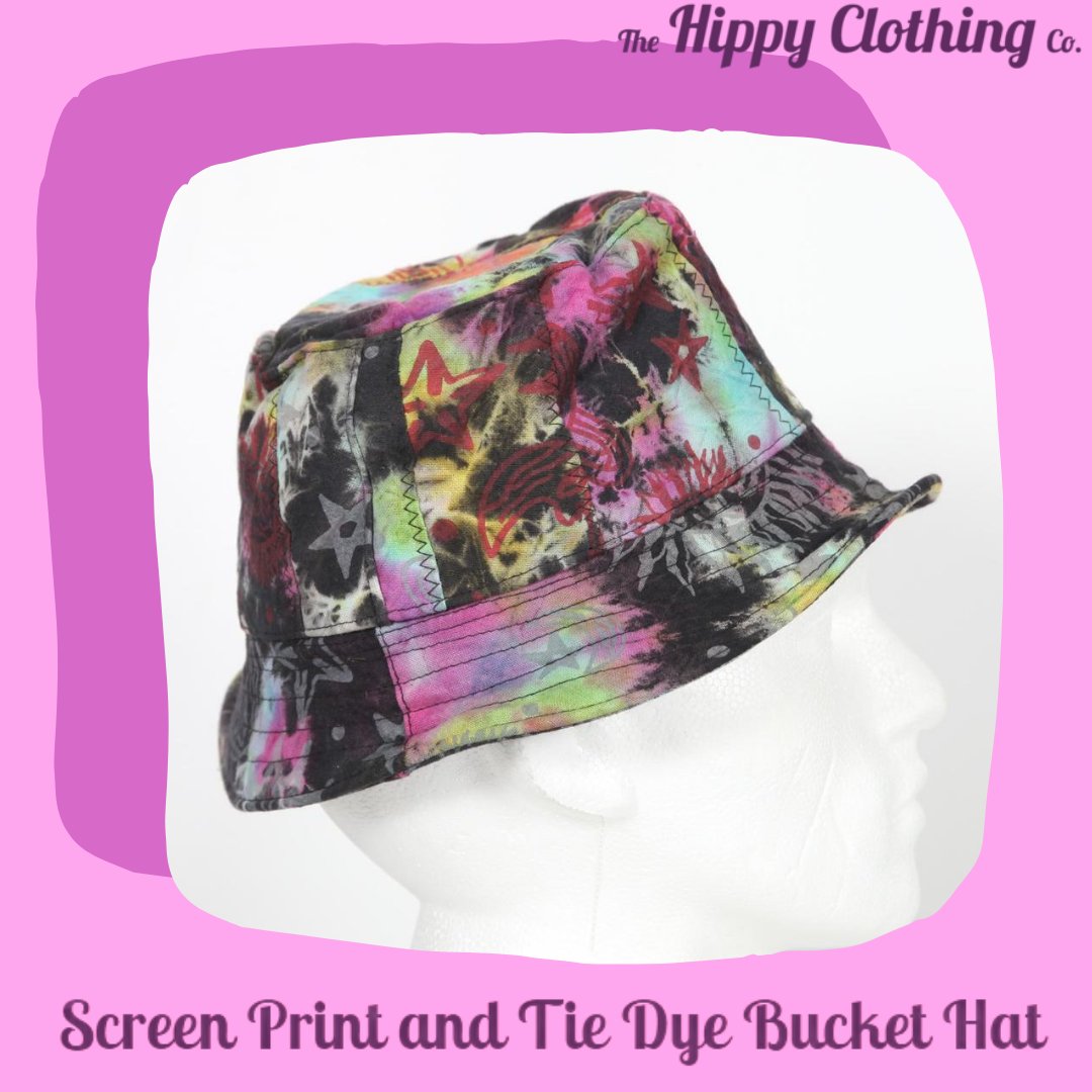Shield your face from the sun in style!☀️

Shop the Screen Print Type Dye Bucket Hat in our New In section. 👒