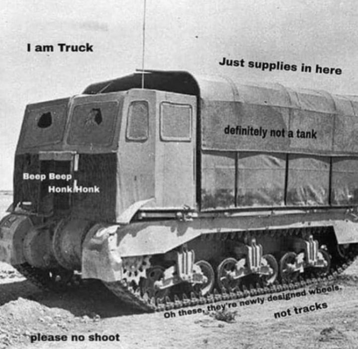 scale_banana's tweet image. Not a tank