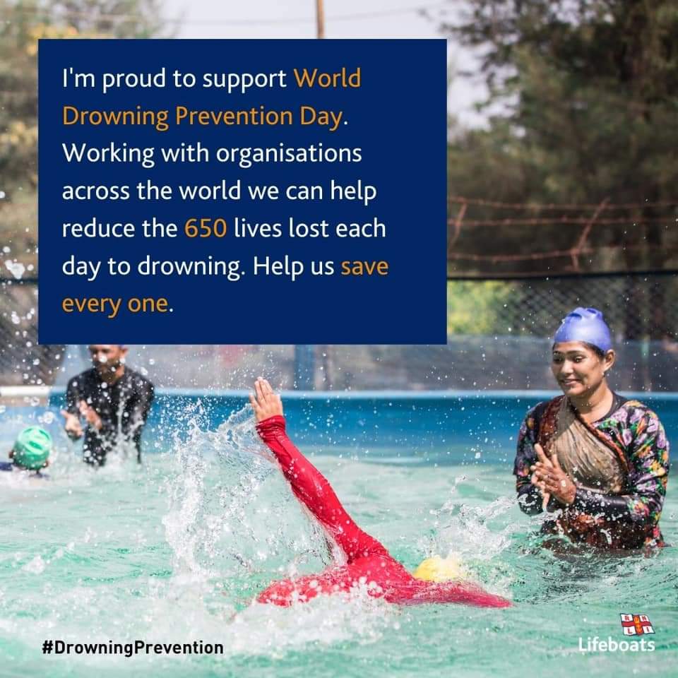 Today is the first ever World Drowning Prevention Day. Most people who end up in difficulty in the water didn't ever intend to be there.

#canalcareful
#respectthewater 
#DrowningPrevention