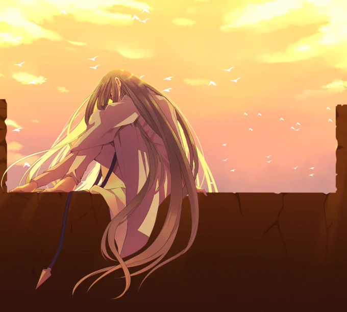 #FGO  #バビロニア
死ぬ1秒前でも人は成長する。ただそこに立つだけで正しい。ギルガメッシュ王にはたくさんのものを貰いました。バビロニア大好きです。 