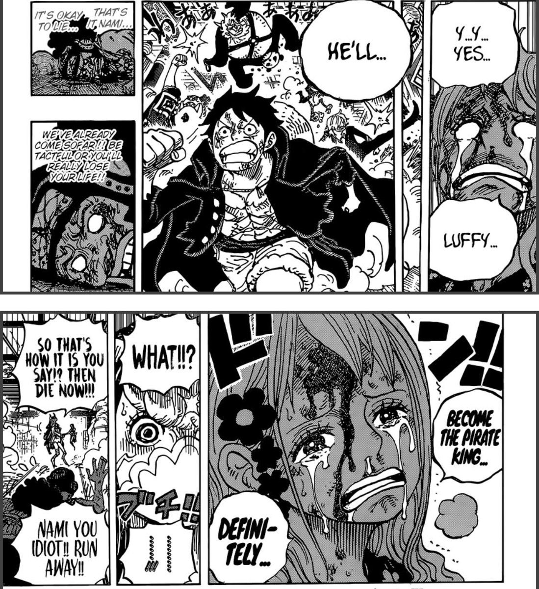 Will Nami and Usopp defeat Page One and Ulti in One Piece?