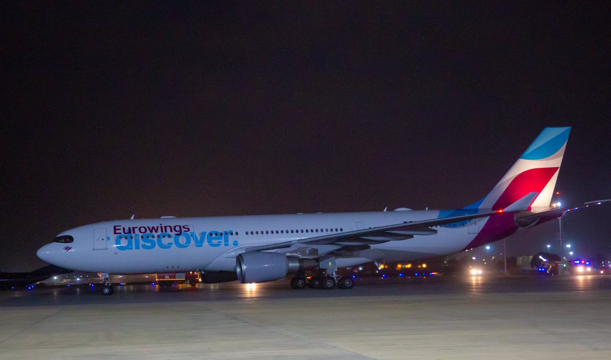 magicalkenya's tweet photo. Today, we are delighted to welcome the inaugural Eurowings Discover flight to #MagicalKenya at Mombasa's Moi International Airport. https://t.co/yGZcpg7uFu