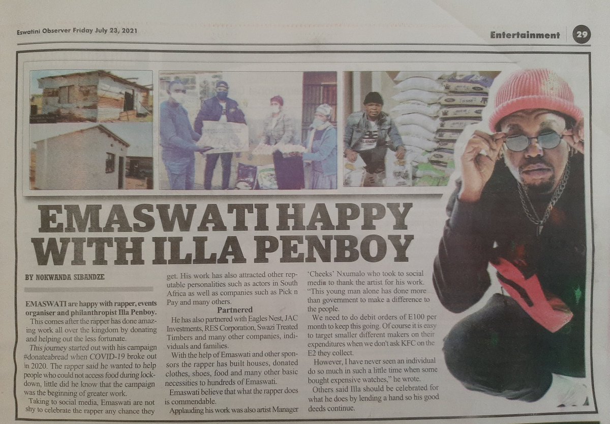 illapenboyNEW's tweet photo. I'M HUMBLED..... APPRECIATION POST FOR EVERYONE WHO JOINED FEED KIDS ESWATINI ❤🇸🇿 OVER 600 KIDS BENEFIT EVERY WEEK. NO CHILD MUST GO TO SLEEP ON AN EMPTY STOMACH.

#FeedKidsEswatini🇸🇿 DONATE E10 VIA MOBILE MONEY TO 78637196 OR EWALLET TO 76061124. https://t.co/vLnQzAUXiI