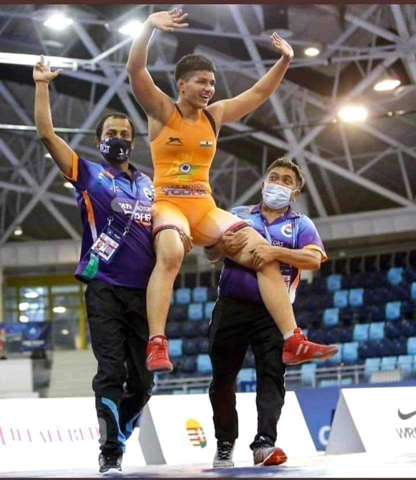 pushpender_yadv's tweet photo. Heartiest congratulations
#Priya_Malik #cheersforindia https://t.co/HbmDwzPcgC