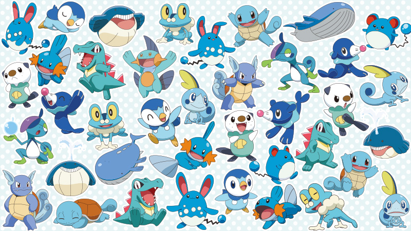 피샤 Rt Anipoke Pr アニポケ ブレイク 1匹しかいないポケモンを探せ みずタイプのポケモンが集合 この絵の中で1匹しかいないポケモンを探してね 解答は明日の夕方発表 T Co Cz3ol6xb7l Twitter