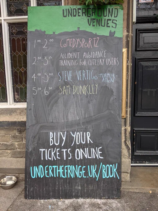 Image from Underground Venues (@underthefringe)