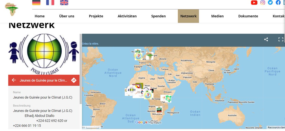 LaterToo1's tweet image. Nous faisons maintenant partie de l'un des plus grands réseaux des organisations non gouvernementales  à travers #Africa_aid_project
Un grand merci à M. Carsten Riedel!
"Plus tard, sera trop tard! Agissons maintenant pour protéger notre planète🌍".