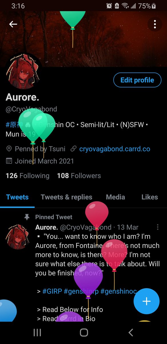 "Oh. It seems today is my birthday... Huh."