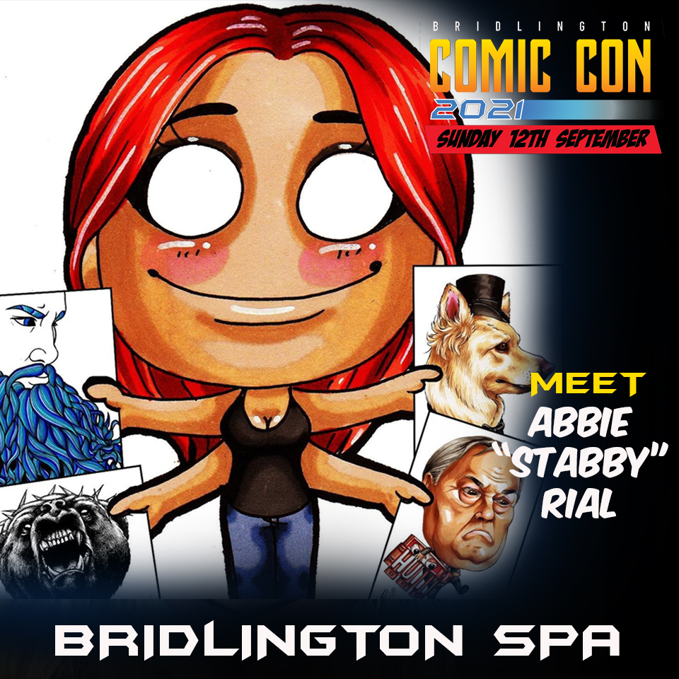 BridComicCon's tweet photo. GET READY TO ROCK! Illustrator
@AbbieSTABBY will be joining us and giving one of her legendry Draw a While with Abbie Rial free workshops at @bridspa  Check her out on @Twitch 
https://t.co/SU1suQWyCi
Tickets available from https://t.co/ok1LMxHTvi https://t.co/5c9dsEP9YJ