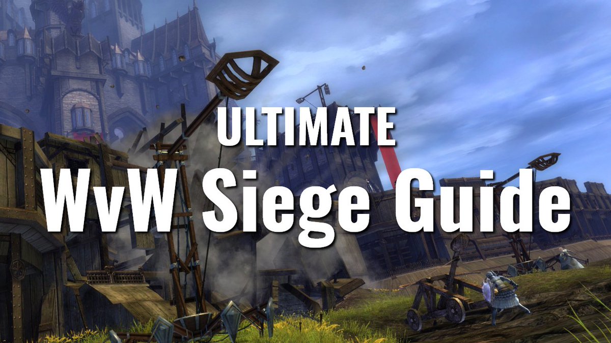 THE ULTIMATE <a href="/GuildWars2/">Guild Wars 2</a> WvW SIEGE WEAPON GUIDE IS HERE!

Learn how the different types of sieges in WvW works and some additional tips and tricks for each one!

Check it out now: youtu.be/S52h17oJiqE

#gw2 #guildwars2
