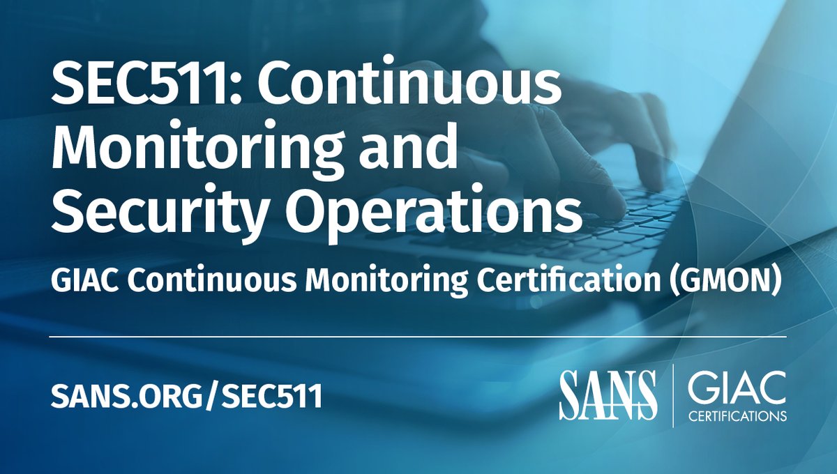 #cybersecurity training options are available via #SANSLiveOnline

Explore #SEC511 Instructor-Led Training - Aug 2 | Aug 9 | Aug 23 | Sep 13 - Full time 1-week and part time 2 &amp; 6 week formats available ➡ sans.org/u/1632

<a href="/eric_conrad/">Conrad</a> <a href="/jhamcorp/">Jonathan Ham</a> <a href="/AlfaSec/">Max</a>