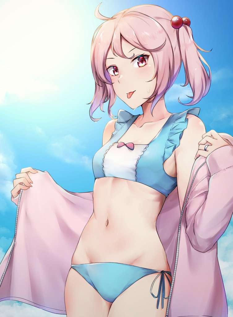 手首のシュシュ忘れてました すがも のイラスト