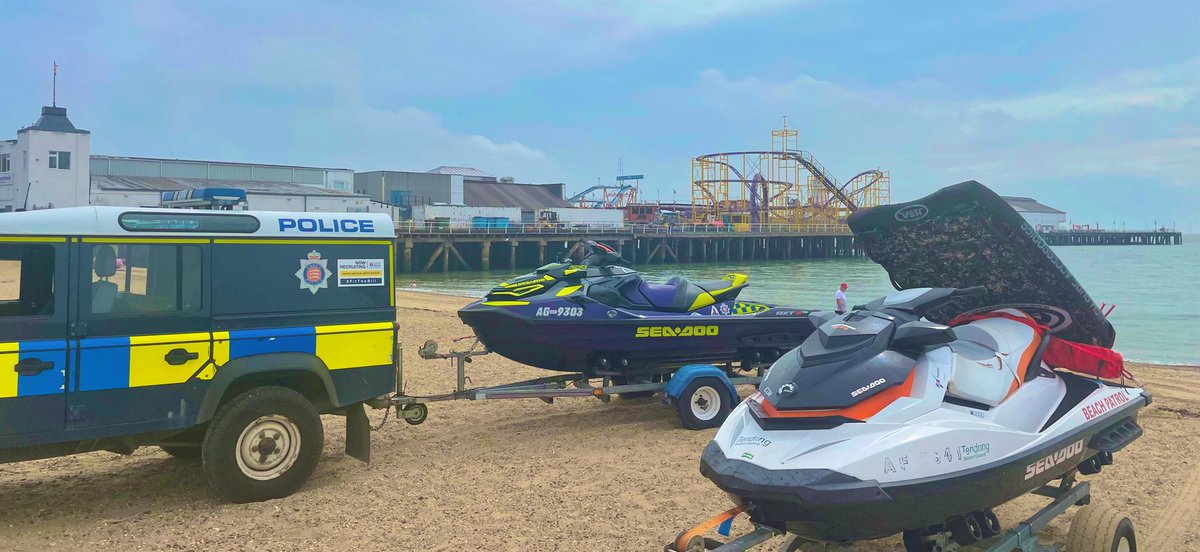 Great to see @EPMarine here in clacton for some joint patrols and promoting sea safety. #WorldDtowningPreventionDay #StopDrowning #Tendring