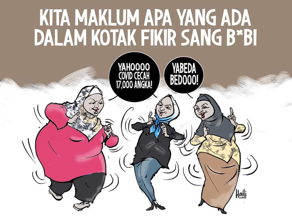 apanakdikato's tweet photo. Rakyat di luar bertarung dengan pandemik,
Wanita Bersatu menyanyi, berjoget &amp; bergedik….
#KerajaanGagal
#takkenalampun https://t.co/DFReqwcLEq