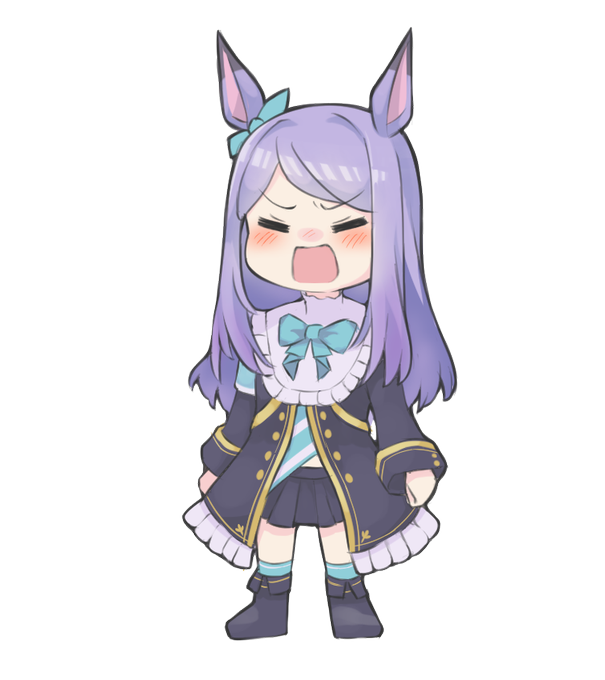 ウマ娘 ハルウララとのお出かけでクレープ奢って こんなにクリームつけちゃって ってほっ ひづき夜宵 夏コミ2日目a87a のイラスト