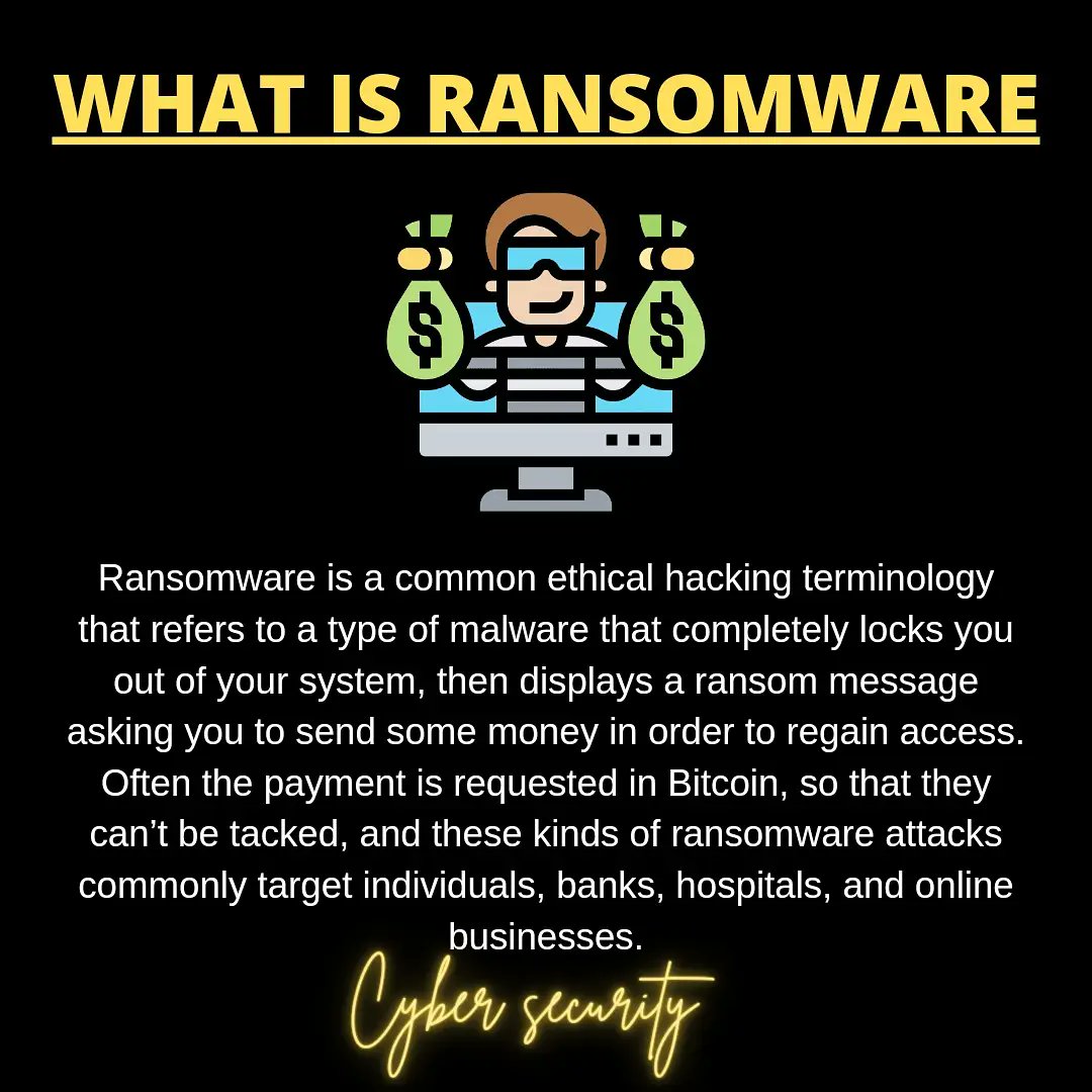 cybersecurity06's tweet photo. #ransomware #cybersecurity #cyberattacks #ethicalhacking #hacking https://t.co/ue7JdxssoN