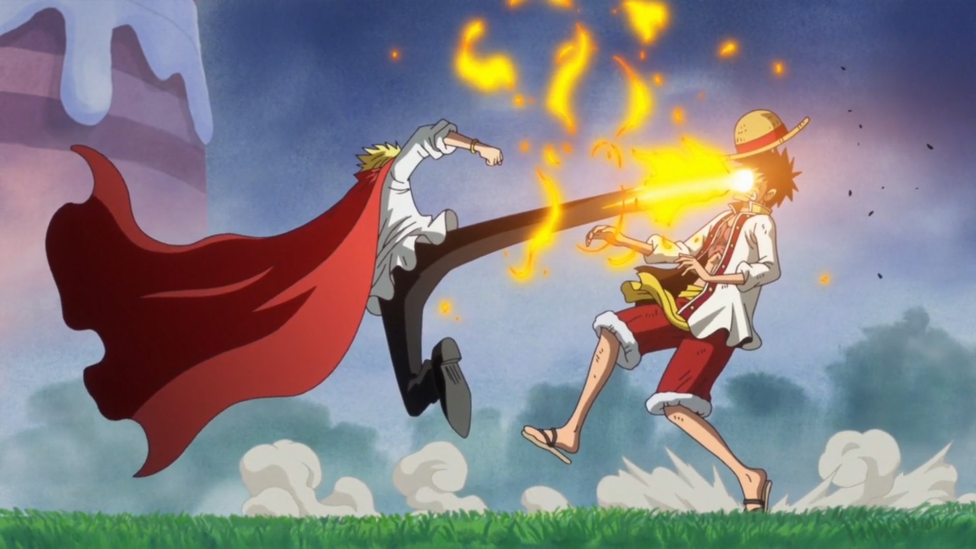 HISASHIBURI DANA MUGIWARA on Twitter "Sanji VS Luffy https//t.co