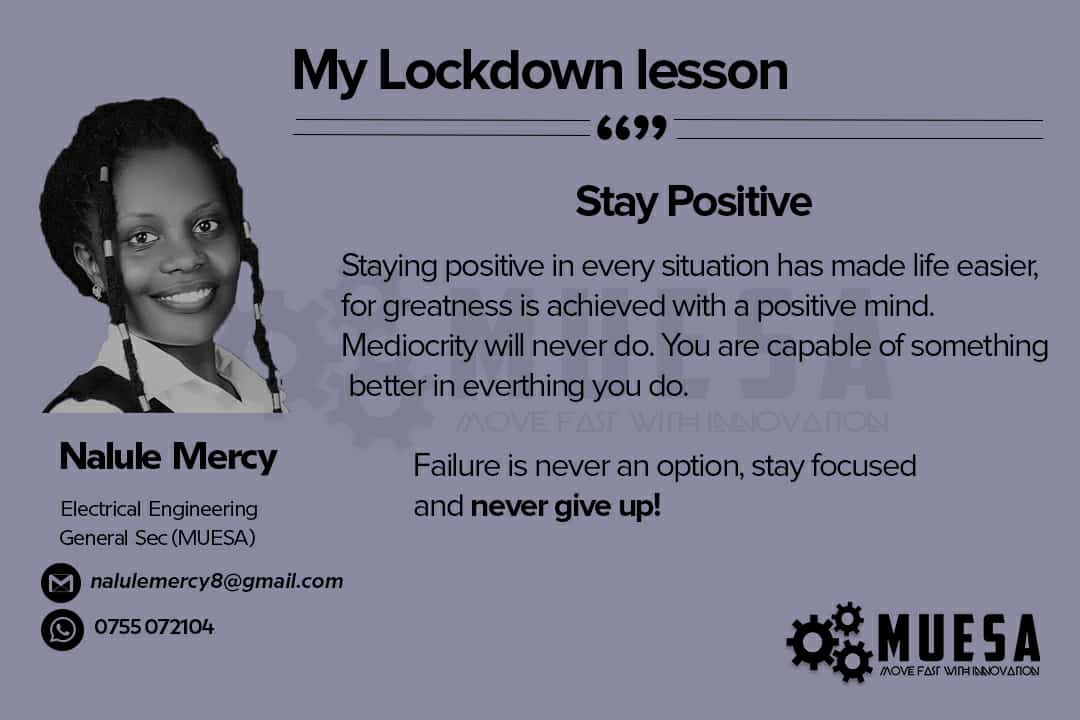 #LockdownAwarenessCampaign

<a href="/MbararaUST/">Mbarara University</a>  @MUESAOfficial