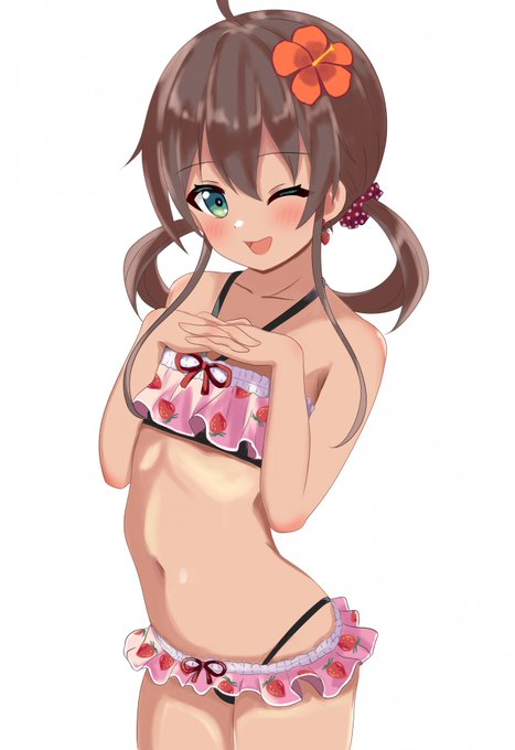 まつりちゃんの新しい水着めっちゃ可愛い!
#祭絵 