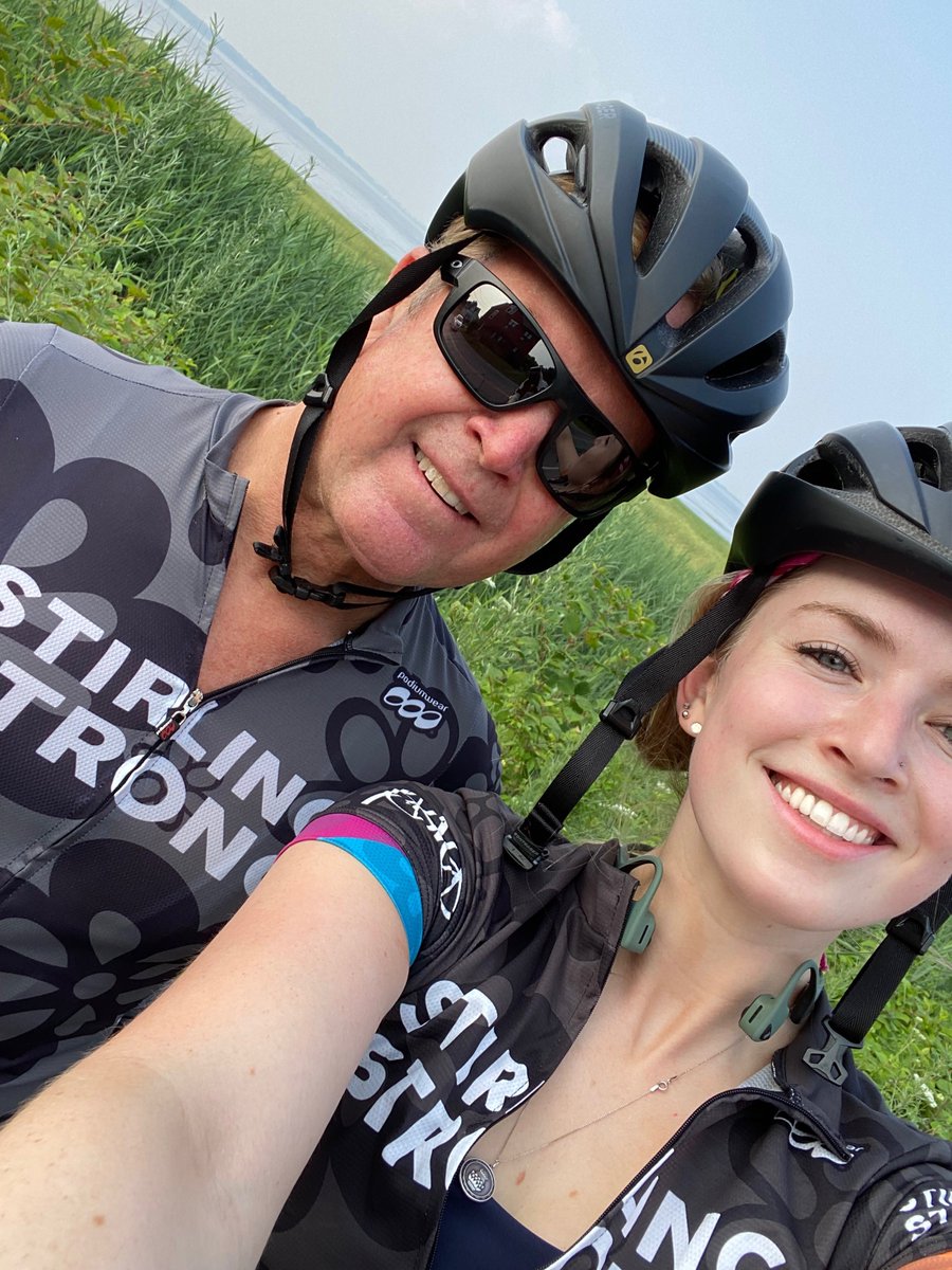A great 40 mile training ride with my daughter. We are ramping up for the  @PanMass in two weeks (my 23rd).