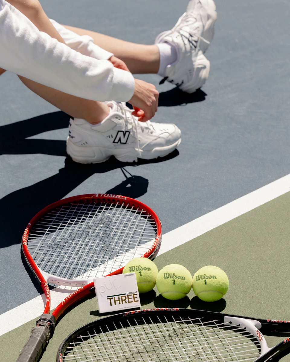 augustmedia_ca's tweet photo. Put your best foot forward in one, two, @three.gum! 🎾 

For this photography session, location scouting was all a part of the fun. We sourced a tennis court with crisp lines and rich colours to bring out the luxe feel of Three Gum's brand. ✨ https://t.co/Xgu2dYTsZO