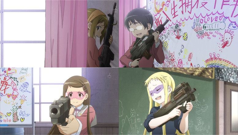 虹乃彼方 على تويتر ステラ女学院高等科c3部 サバゲーが好きになるアニメ そして Vz61スコーピオンが欲しくなるアニメ フォロワーさんが知らなさそうなアニメを言ってrtされたら負け