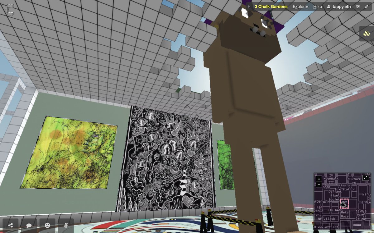 voxelpunkbits's tweet image. Naked @SfTappy in @cryptovoxels #voxelpunkbits #cryptovoxels