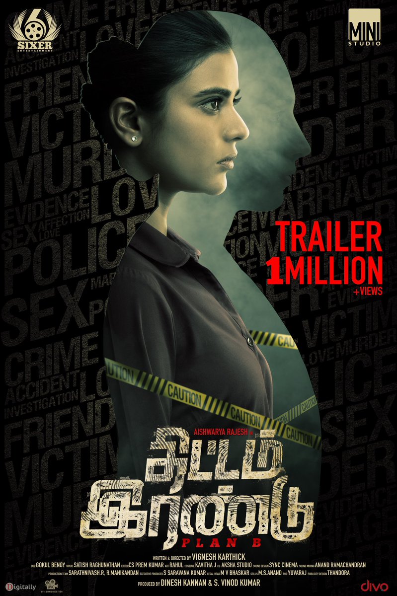 Divo (@divomovies) on Twitter photo Thittam Irandu/Plan B, Trailer Hits 1Million+ Views
Streaming exclusively on 30th July on #SonyLiv
youtu.be/6MiAL2TBT48
#PlanBOnSonyLIV #ThittamIranduOnSonyLIV
<a href="/SonyLIV/">Sony LIV</a> <a href="/vinod_offl/">Vinod Kumar</a> <a href="/dinesh_WM/">Dinesh Kannan</a> <a href="/vikikarthick88/">vignesh karthick</a> <a href="/aishu_dil/">aishwarya rajesh</a> <a href="/iamkulgo/">Gokul Anand</a> <a href="/ravicasting3/">Jiva Ravi actor</a> <a href="/muralirk_offl/">Murali Radhakrishnan</a> Thittam Irandu/Plan B, Trailer Hits 1Million+ Views
Streaming exclusively on 30th July on #SonyLiv
youtu.be/6MiAL2TBT48
#PlanBOnSonyLIV #ThittamIranduOnSonyLIV
<a href="/SonyLIV/">Sony LIV</a> <a href="/vinod_offl/">Vinod Kumar</a> <a href="/dinesh_WM/">Dinesh Kannan</a> <a href="/vikikarthick88/">vignesh karthick</a> <a href="/aishu_dil/">aishwarya rajesh</a> <a href="/iamkulgo/">Gokul Anand</a> <a href="/ravicasting3/">Jiva Ravi actor</a> <a href="/muralirk_offl/">Murali Radhakrishnan</a>