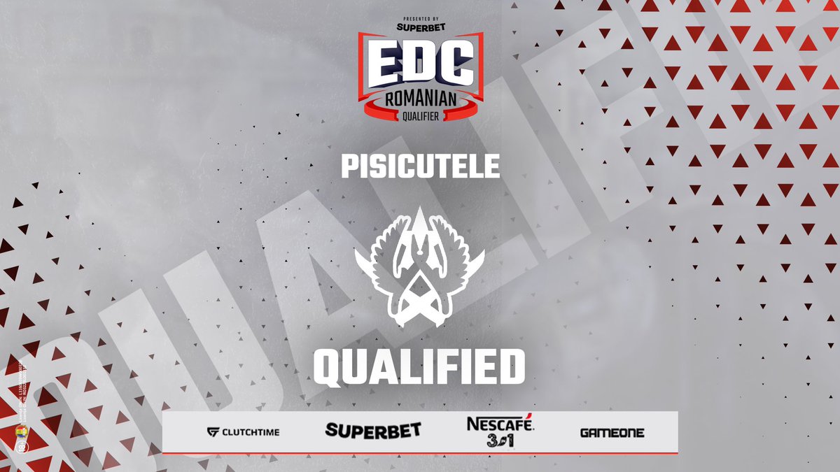 Felicitari #PISICUTELE

Acestia reusesc calificare in PLAYOFFul turneului EDC Romanian Qualifier presented by SUPERBET & fueled by NESCAFE 3in1

#SUPERBET #NESCAFE 3in1