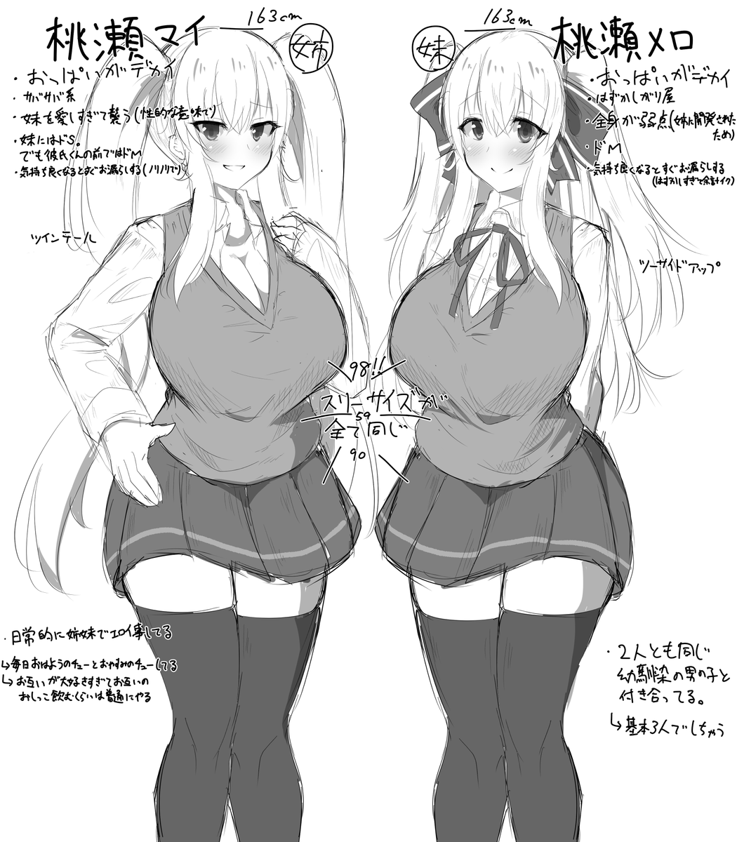 よくわかるうちの双子ちゃん解説画像 