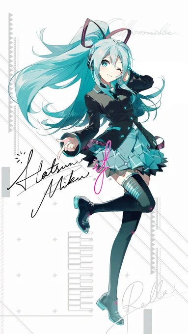 ミクifちゃんにもクロニクルポーズを真似させてもらいました🎼
#39クロニクル #初音ミク 