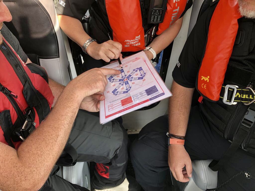 BelHarPolice's tweet photo. Maritime Policing Team training @BelfastHarbour with @OfficialLSAR today. Working together to keep you safe. Please respect the water and emergency life saving equipment. #AStolenRingAStolenLife https://t.co/7CYs3pWcp1