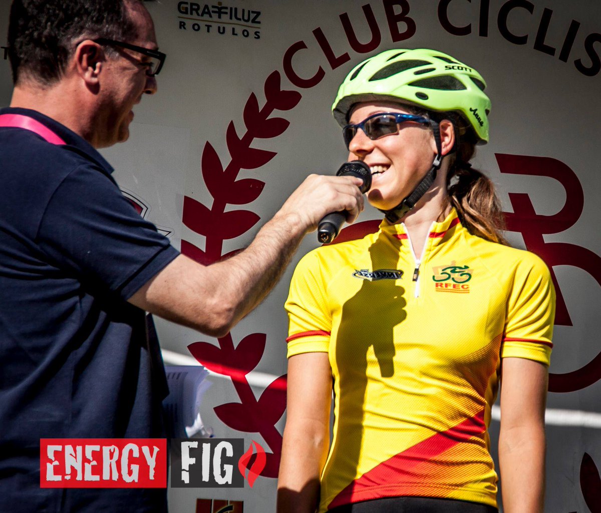 Babelia1's tweet photo. #Tokyo2016 Qué recuerdos de la Copa de España de Zamora, con la victoria de Anna Ramírez (foto @kapelmuur29). Adjunto foto de @AnnaKiesenhofer liderando la CdE en Roldán (foto Energy Fig) https://t.co/1ulHKW1ygY